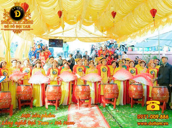 Trống lễ hội 50/40 – Âm vang rộn ràng, khuấy động không khí lễ hội