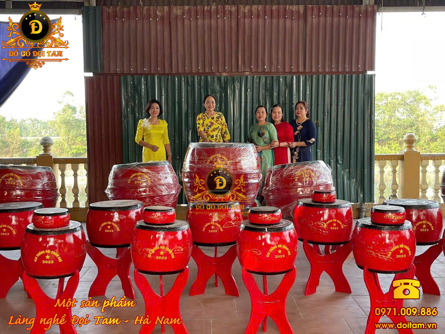 Trống hội cỡ nhỏ 30/30 – Nhỏ gọn nhưng vang dội, phù hợp mọi không gian