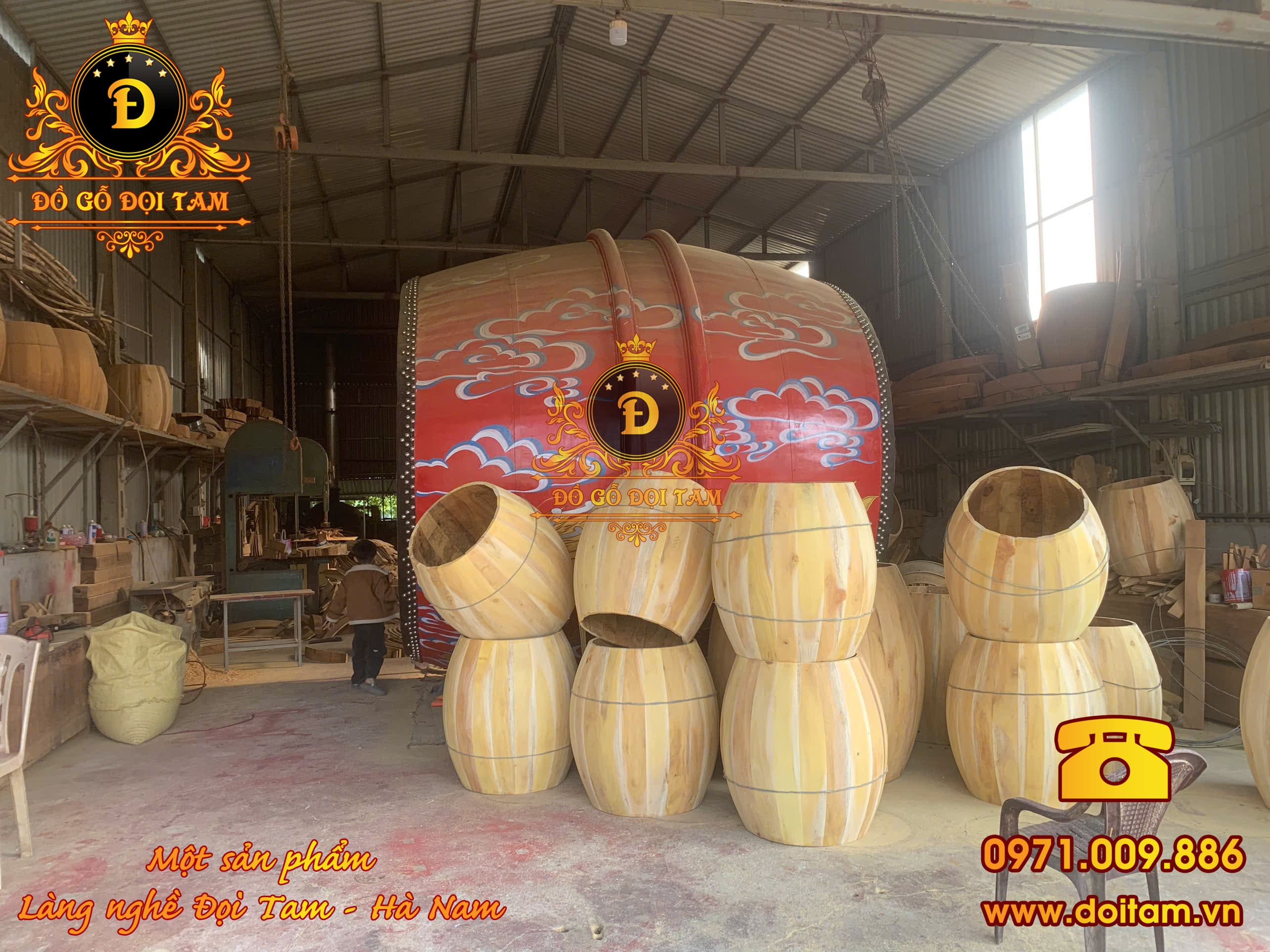 Trống khai mạc lễ hội cao cấp 90/120 – Âm vang mở hội, khẳng định đẳng cấp sự kiện