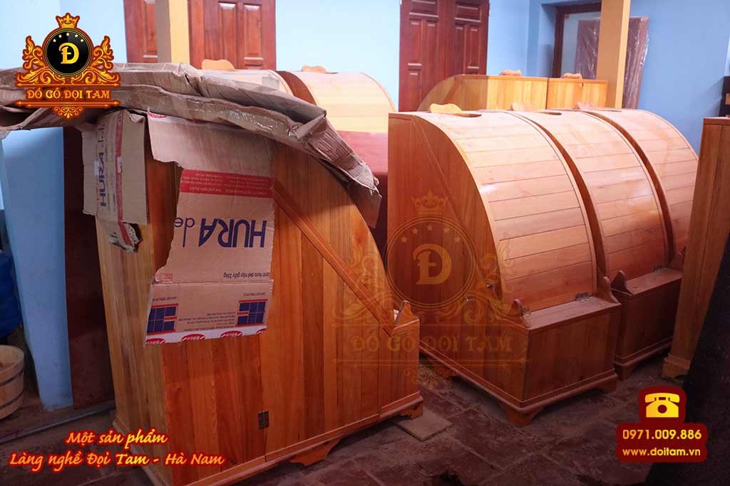 Cơ sở sản xuất thùng gỗ tại Vĩnh Phúc