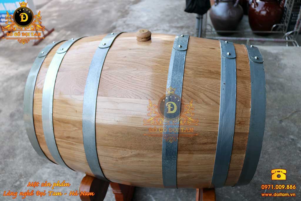 Thùng rượu gỗ Sồi 100 Lít