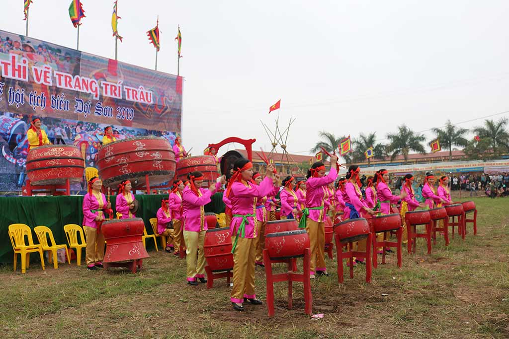 Cơ sở sản xuất và bán trống lễ hội tại làng nghề Đọi Tam - Đặt mua trống lễ hội ☎ 0971.009.886 #tronggo #truonghoi #dantronghoi #lehoi #doitam #duytien #hanam #vietnam #dogodoitam 