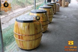 Trống hội cao cấp mộc phủ PU 80/60 – Âm vang mạnh mẽ cho mọi lễ hội truyền thống