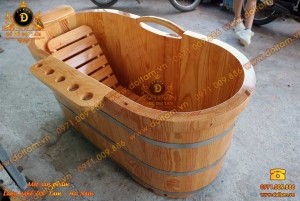 Bồn tắm gỗ chuẩn Spa